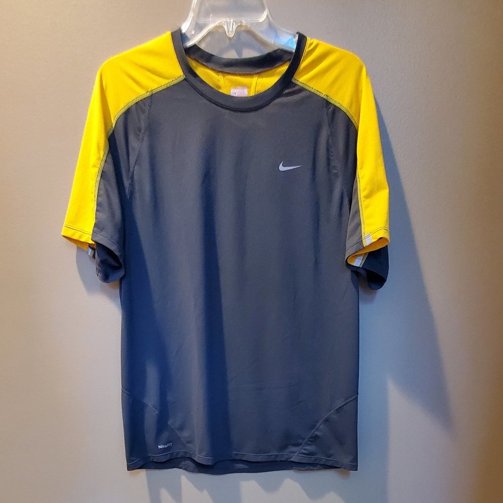 NikeFit Gray and Gold Tee